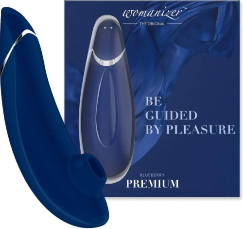 Бесконтактный клиторальный стимулятор Womanizer Premium 2 синий