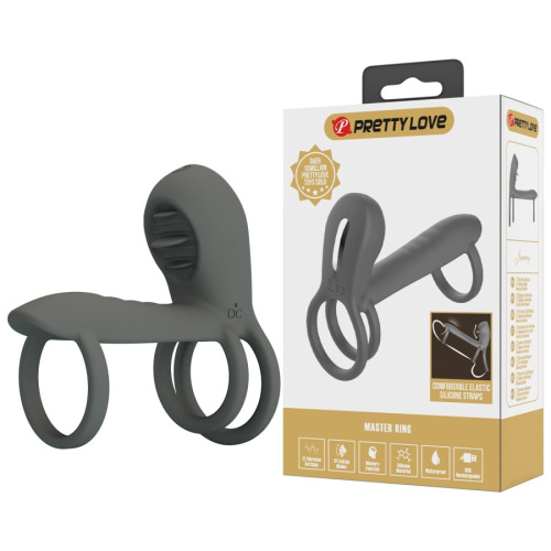 Насадка на пенис "Двойное  Удовольствие"  для двойного проникновения