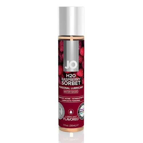 Вкусовой лубрикант "Малиновый сорбет" / JO Flavored Raspberry Sorbet 1oz - 30 мл.
