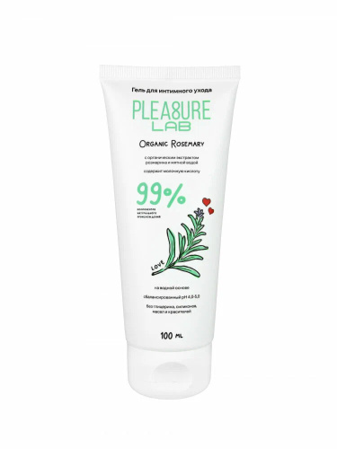  Гель Pleasure Lab Organic Rosemary с экстрактами розмарина и мятной водой
