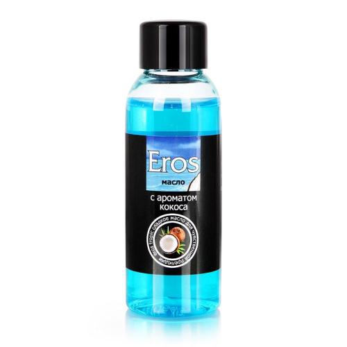 Масло массажное EROS TROPIC (с ароматом кокоса)  флакон 50 мл