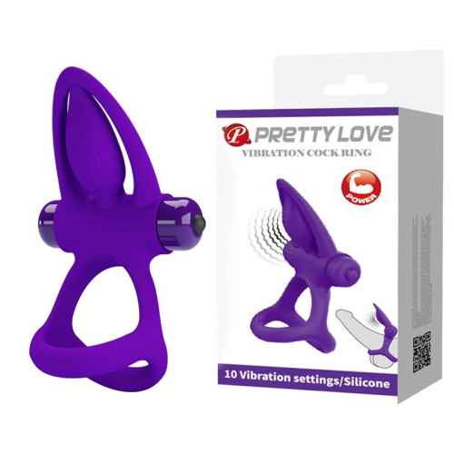 Насадка для стимуляции клитора "Vibration cock ring"