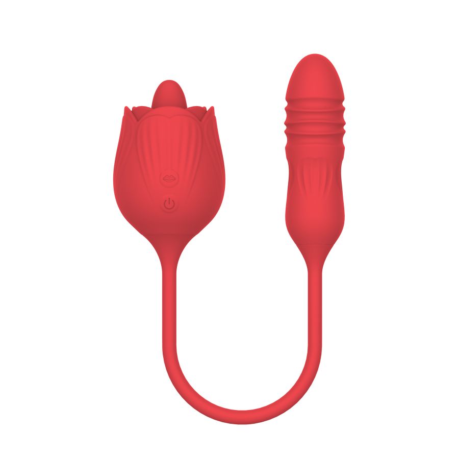 Вибратор Desire Luxury Double-Ended Rose