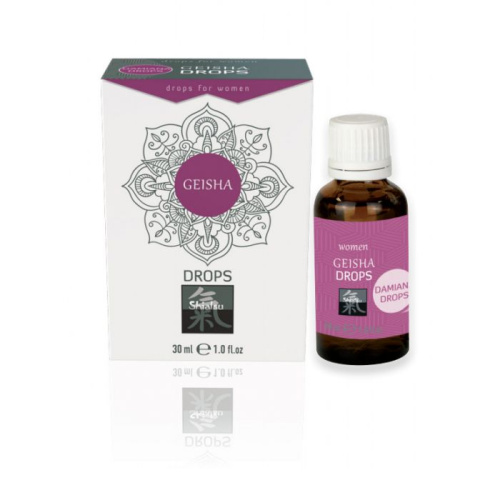 Биологически активная добавка к пище Гейша торговой марки Shiatsu  / Geisha drops Shiatsu(жидкость во флаконе 30 мл с дозатором-капельницей),