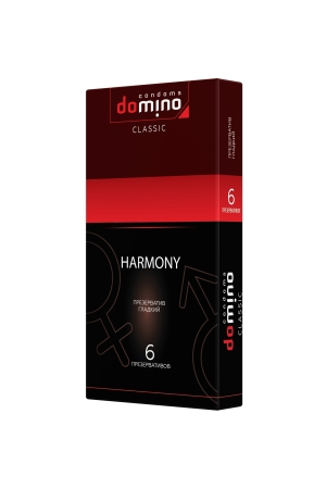 Презервативы Luxe DOMINO CLASSIC Harmony 6 шт, 18 см
