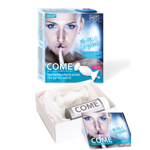 Набор СОМЕ: тренажер для мышц малого таза СОМЕ, буклет-инструкция, футляр для хранения, неэлектрический /  Come Box 1, set Booklet, Travelbag, Pelvic floor muscle trainer 1 шт.