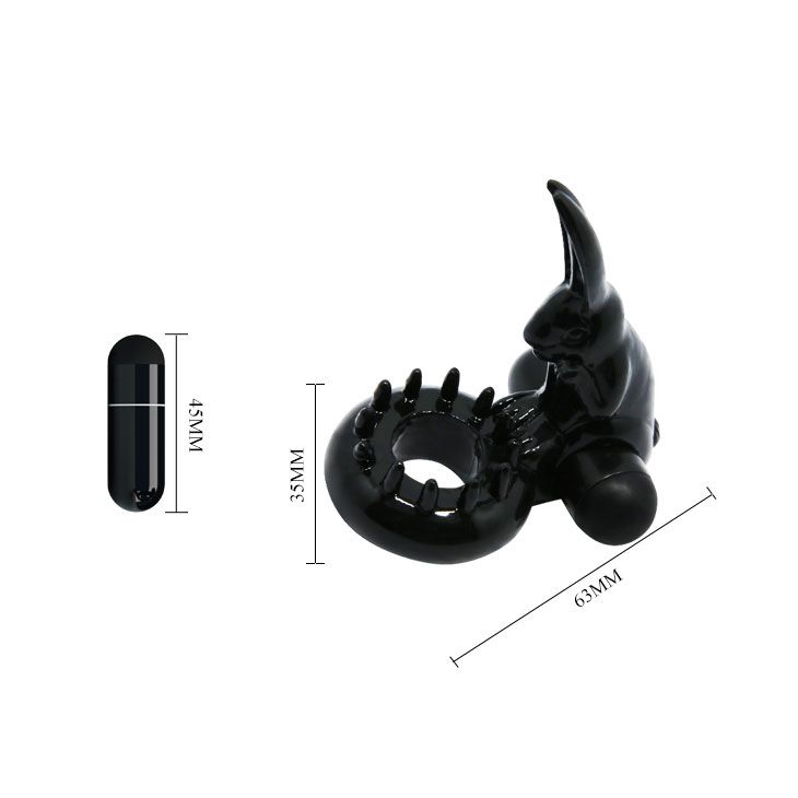 Насадка для стимуляции клитора "Sweet Vibrating Ring " с вибрацией