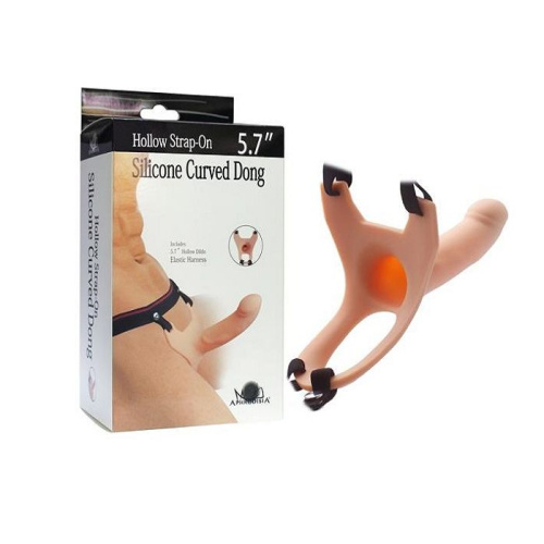Страпон Curved Dong 5,7 без вибрации