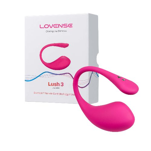 Виброяйцо LOVENSE Lush 3, розовый