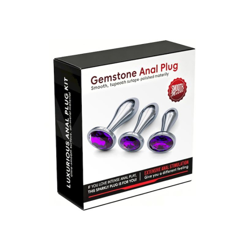 Набор втулок Gemstone Anal Plug Kit 