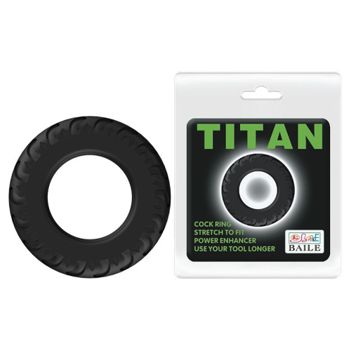Кольцо - насадка для пениса «TITAN STRETCH TO FIT»