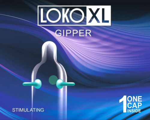НАСАДКА СТИМУЛИРУЮЩАЯ SITABELLA LOKO XL GIPPER с возбуждающим эффектом