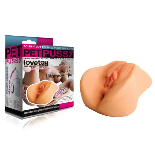 Вагина с вибрацией "Pet pussy" realistic