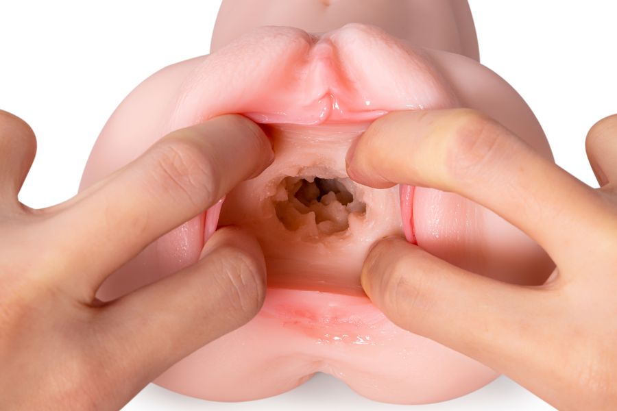 Мастурбатор ELAINE в виде вагины с переменной скоростью и 7 видов вибрации