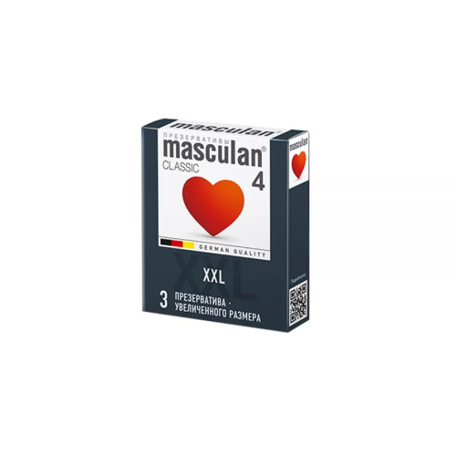 ПРЕЗЕРВАТИВЫ MASCULAN 4 CLASSIC № 3 (УВЕЛИЧЕННОГО РАЗМЕРА) 3 штуки
