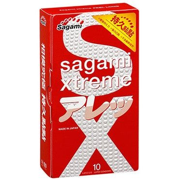 Презервативы Sagami Xtreme Feel Long латексные, ультрапрочные