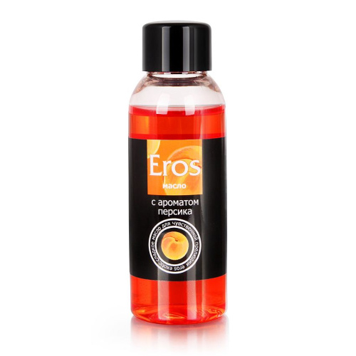 Масло массажное EROS EXOTIC (с ароматом персика)  флакон 50 мл