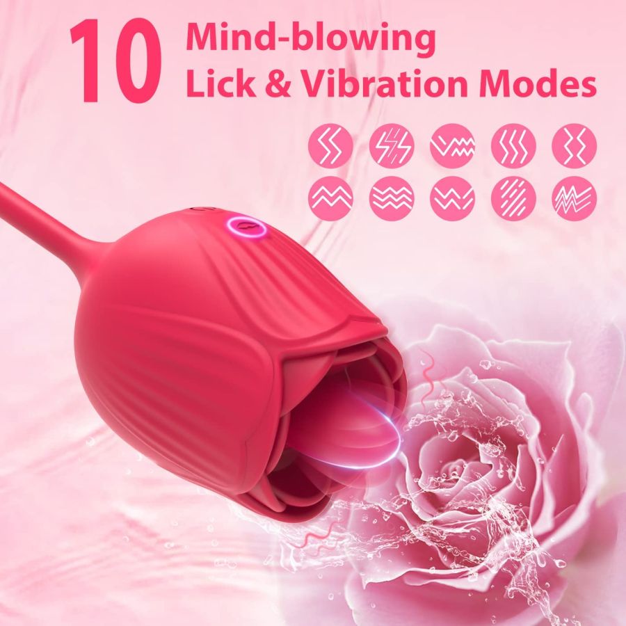 Вибратор Desire Luxury Double-Ended Rose