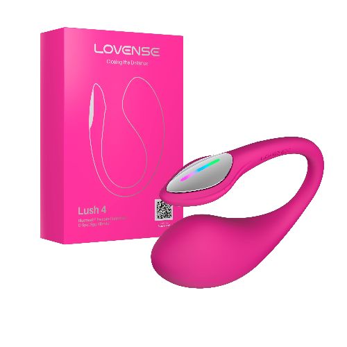 Виброяйцо LOVENSE Lush 4, розовый
