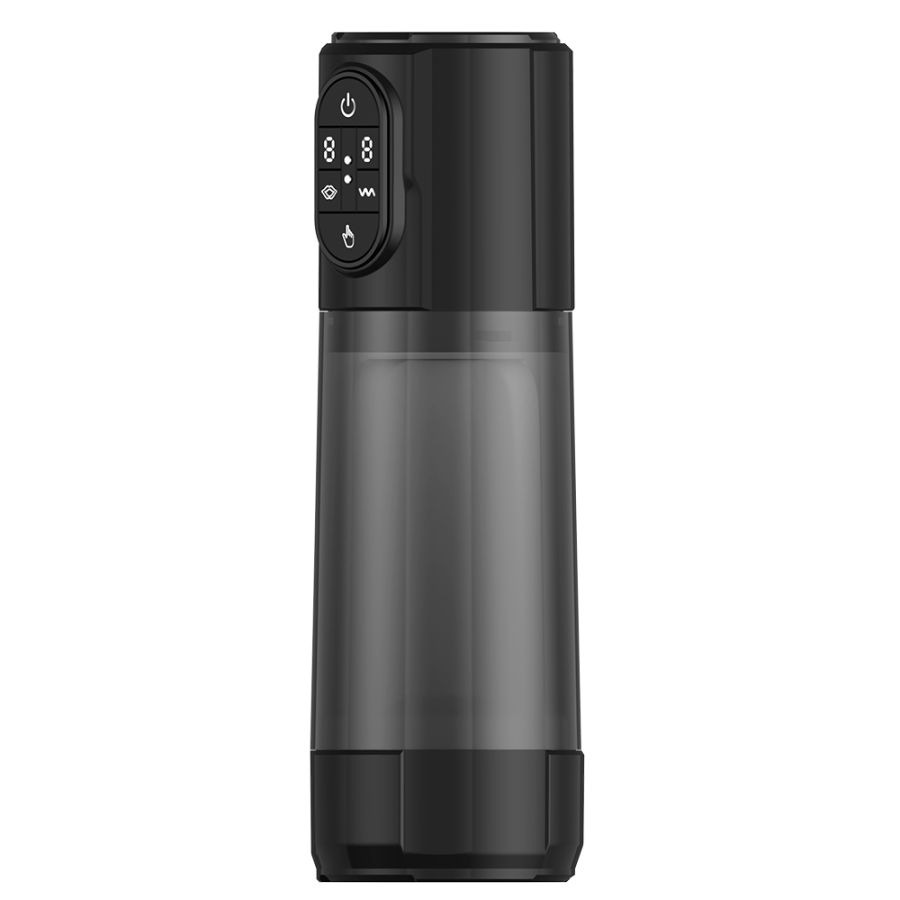 Мужской мастурбатор водонепроницаемый, перезаряжаемый, с ЖК-дисплеем, с эффектом сосания эректо-массажер