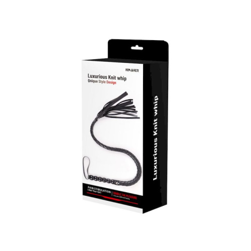 Плетка «Leather woven erotic whip»