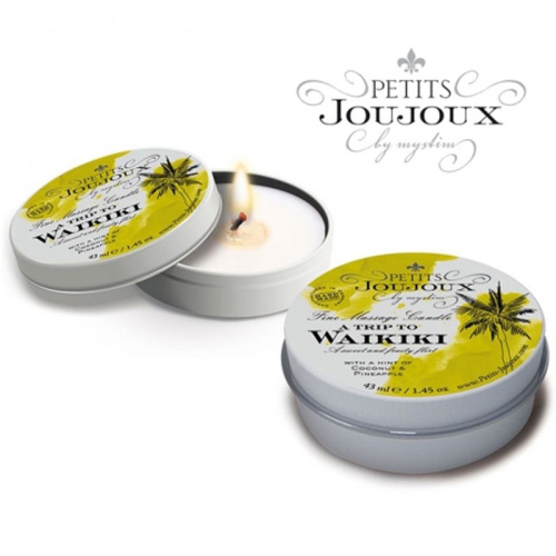 Массажная свеча PETITS JOUJOUX WAIKIKI BEACH REFILL 33 гр.
