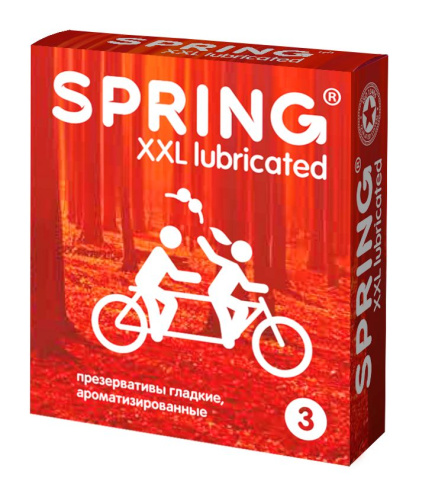 Презервативы SPRING  XXL, 3 шт./уп. (увеличенные)