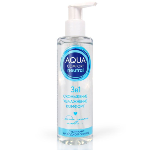 Лубрикант на водной основе AQUA COMFORT hot secret NEUTRAL 195г Лубрикант на водной основе AQUA COMFORT hot secret NEUTRAL 195г