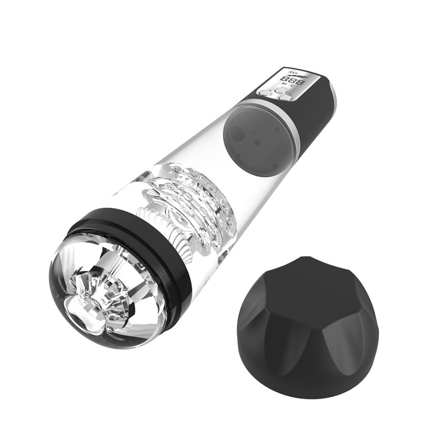 Помпа-массажер для пениса с гелиевой вставкой