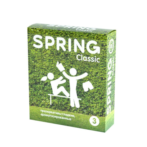 Презервативы SPRING™ Classic, 3 шт./уп. (классические)