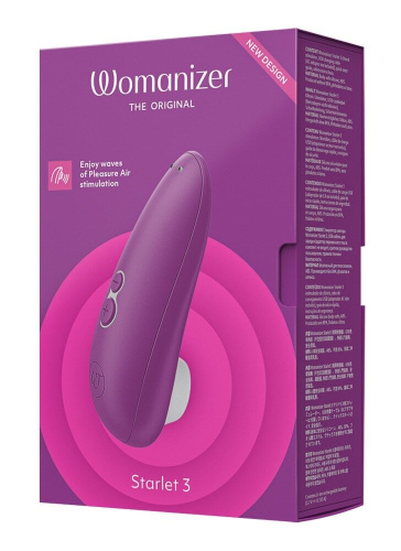 Бесконтактный клиторальный стимулятор Womanizer Starlet 3 фиолетовый
