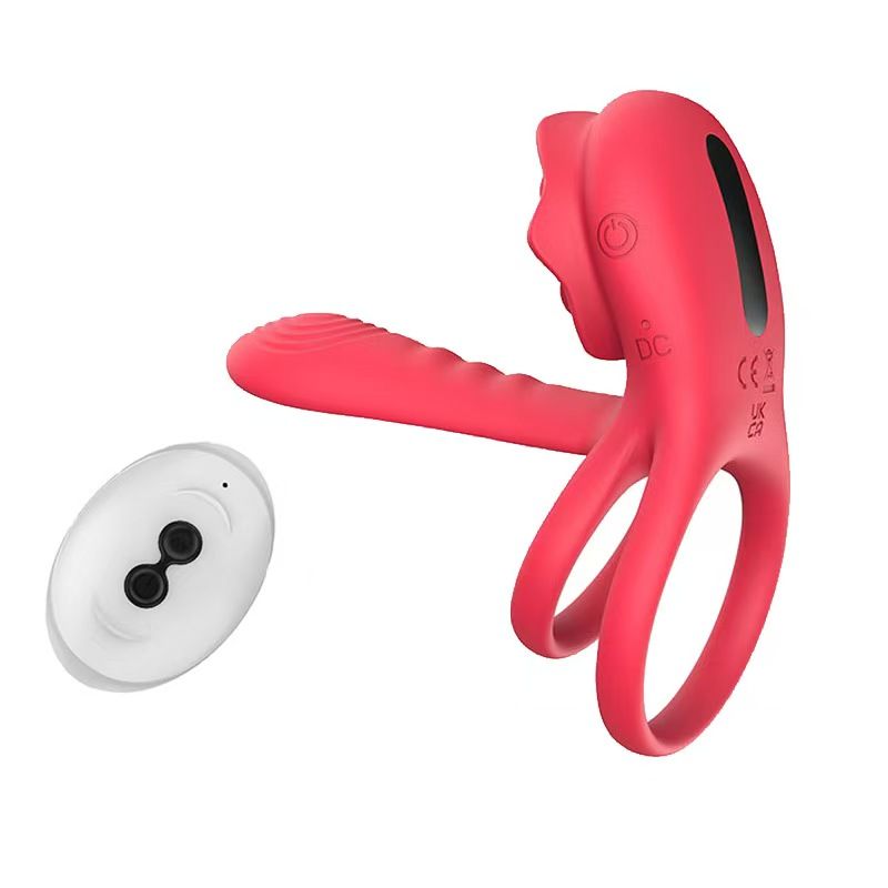 Эрекционное кольцо с вибрацией "Любовь"