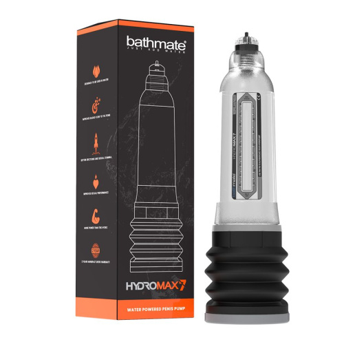 Гидропомпа Bathmate Hydromax7 crystal прозрачная