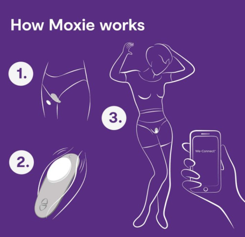 Вибратор We-Vibe Moxie+ черный AU/US