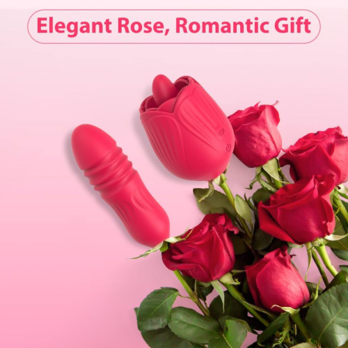 Вибратор Desire Luxury Double-Ended Rose