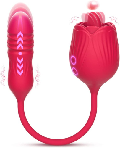 Вибратор Desire Luxury Double-Ended Rose