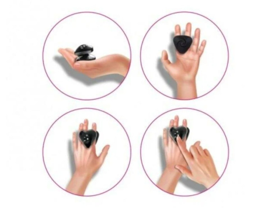 Вибратор Mystim Heart's Desire с электростимуляцией, черный