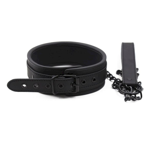 Ошейник «Black leather Bondage Collar»