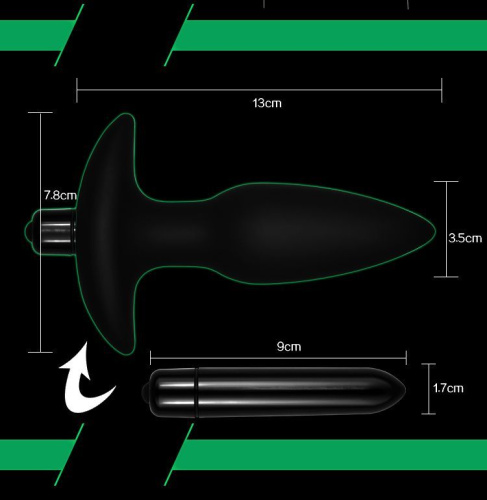 Втулка 100% силикон «Fantasy Anal Plug»