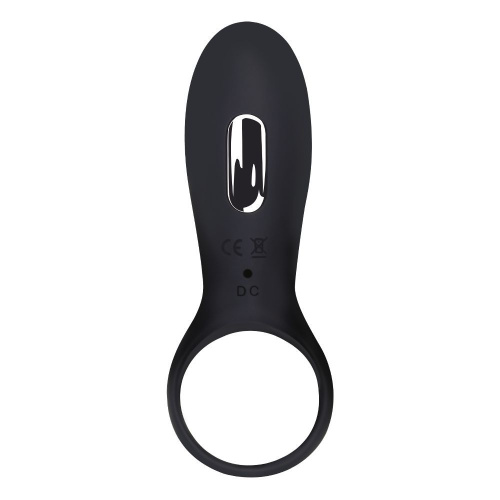 Насадка - кольцо на пенис "Rechargeable joy stamina ring" со стимуляцией клитора
