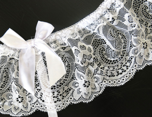 Пояс для чулок "Caris Belt White" белый