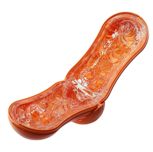 Мастурбатор Tenga Flip ORB Sunset оранжевый