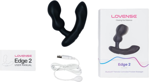 Вибромассажер простаты Edge 2, черный