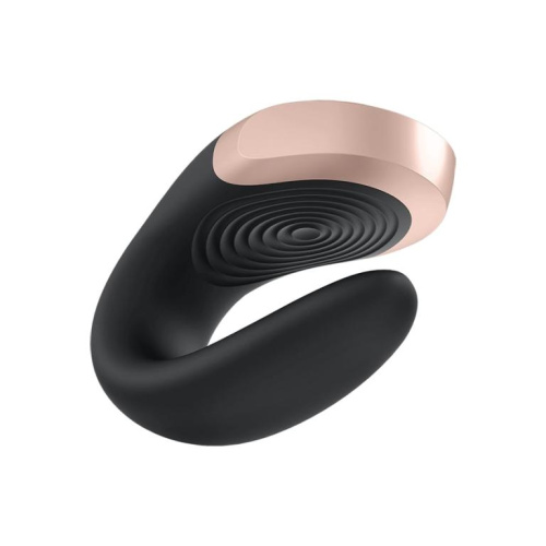 Парный вибратор Satisfyer Double Love пульт и приложение (голубой)