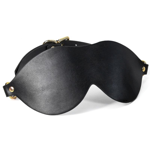Таинственная кожаная маска Sweet Obsession Blindfold