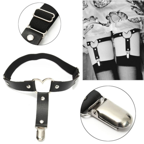 Подвязка кожаная "Сердце"