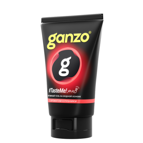 Интимный гель GANZO Тейст Ми! (Taste me!) 100 мл, на водной основе, с ароматом клубники