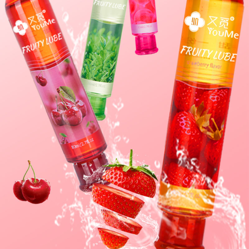 YouMe Strawberry - оральная ароматизированная смазка 80ml