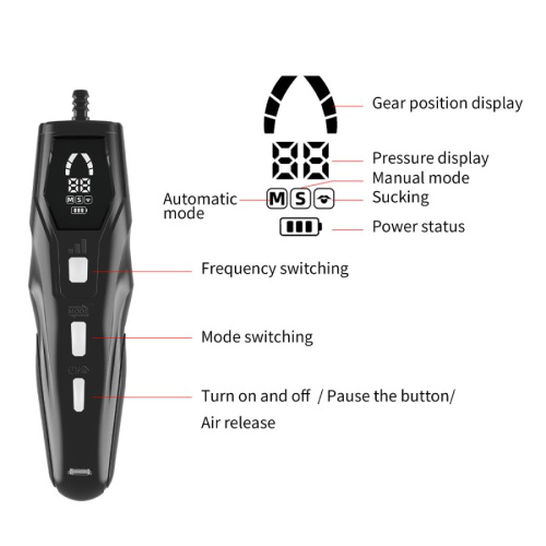 Умная помпа с LCD-экраном для стимуляции клитора и сосков