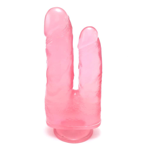 Фаллоимитатор двойной Hi-Rubber гелиевый